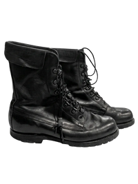 Black Lace-Up Boots