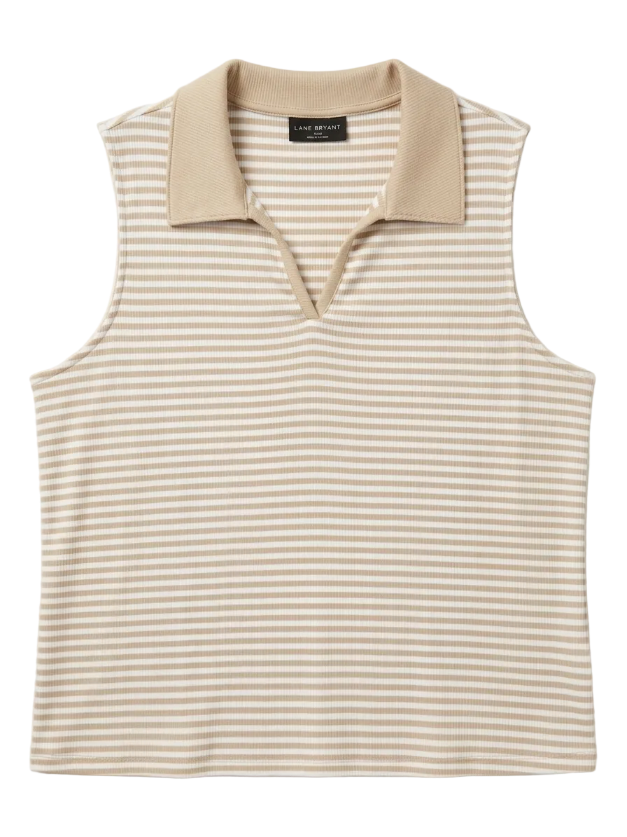 Lane Bryant Striped Tank