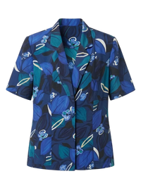 Blue Floral Blazer