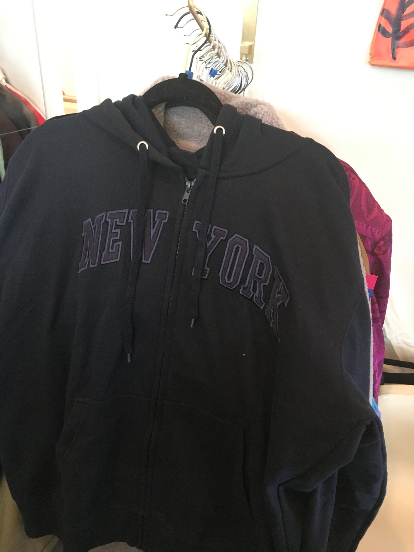 NY Popular Zip Up Hoodie