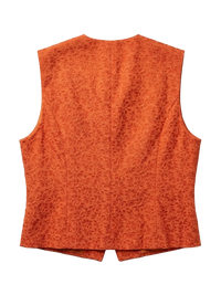 Ann Taylor Orange Floral Vest
