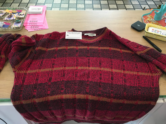 Steeple Chase Red Sweater