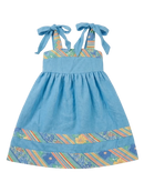 Blue Floral Baby Dress