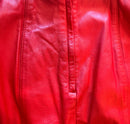 Red Leather Skirt