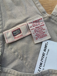 Faded Glory Tan Short Overalls