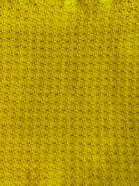 Yellow Crop Crotchet Sweater