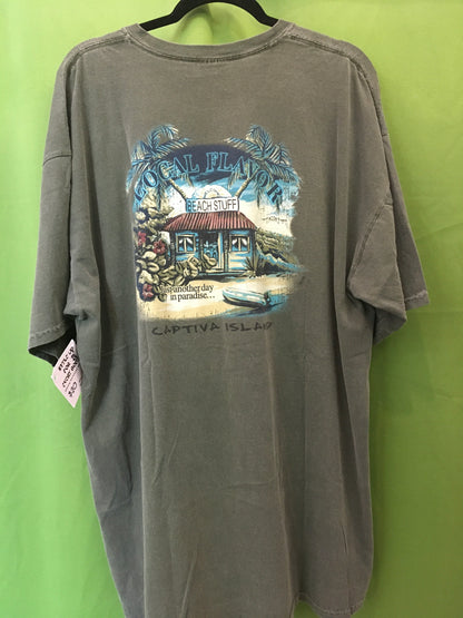 Green Comfort Colors Captiva Island Vacation Tee