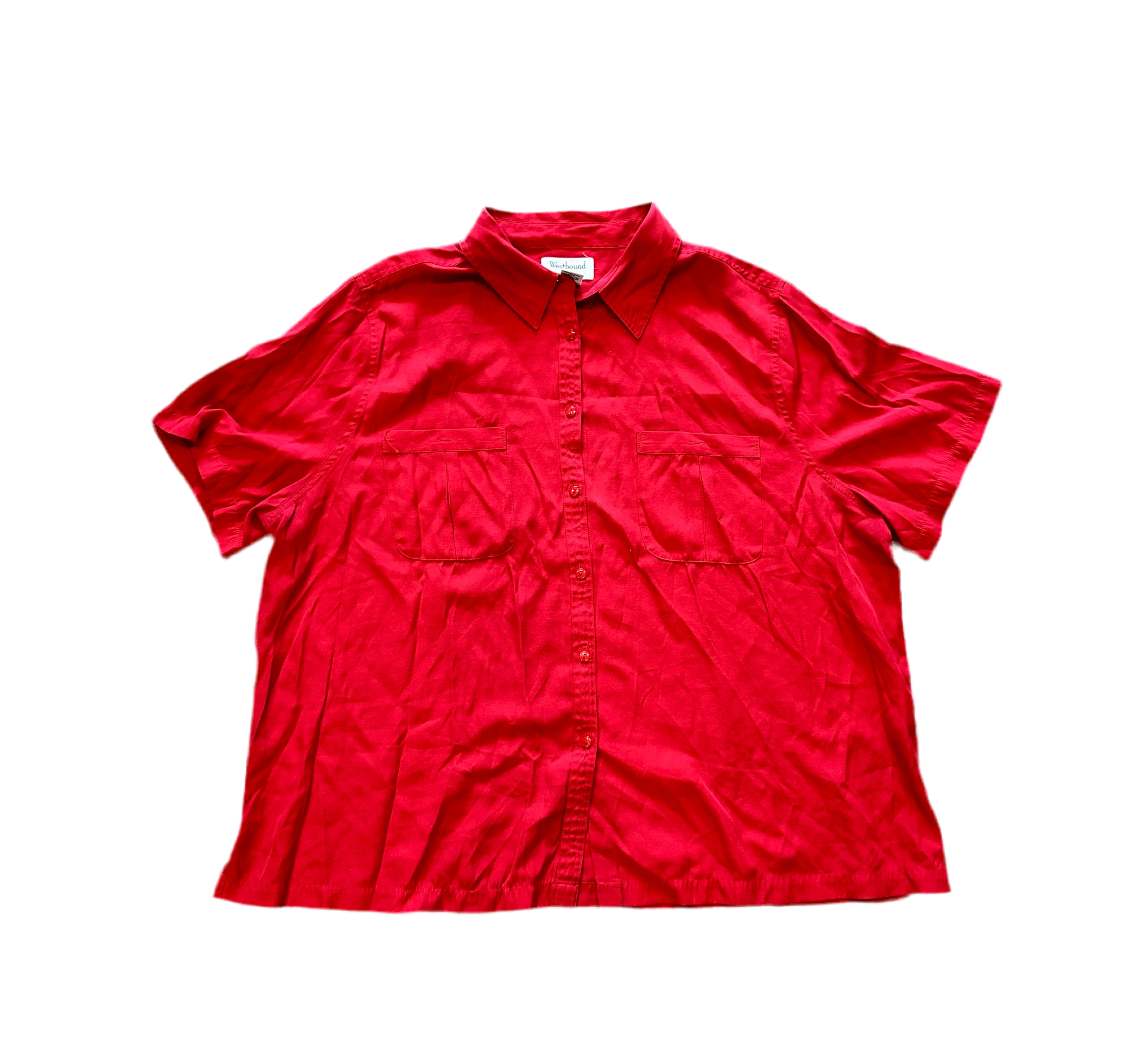 Westbound II Red Button Up