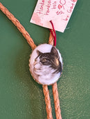 Handmade Cat Bolo Tie