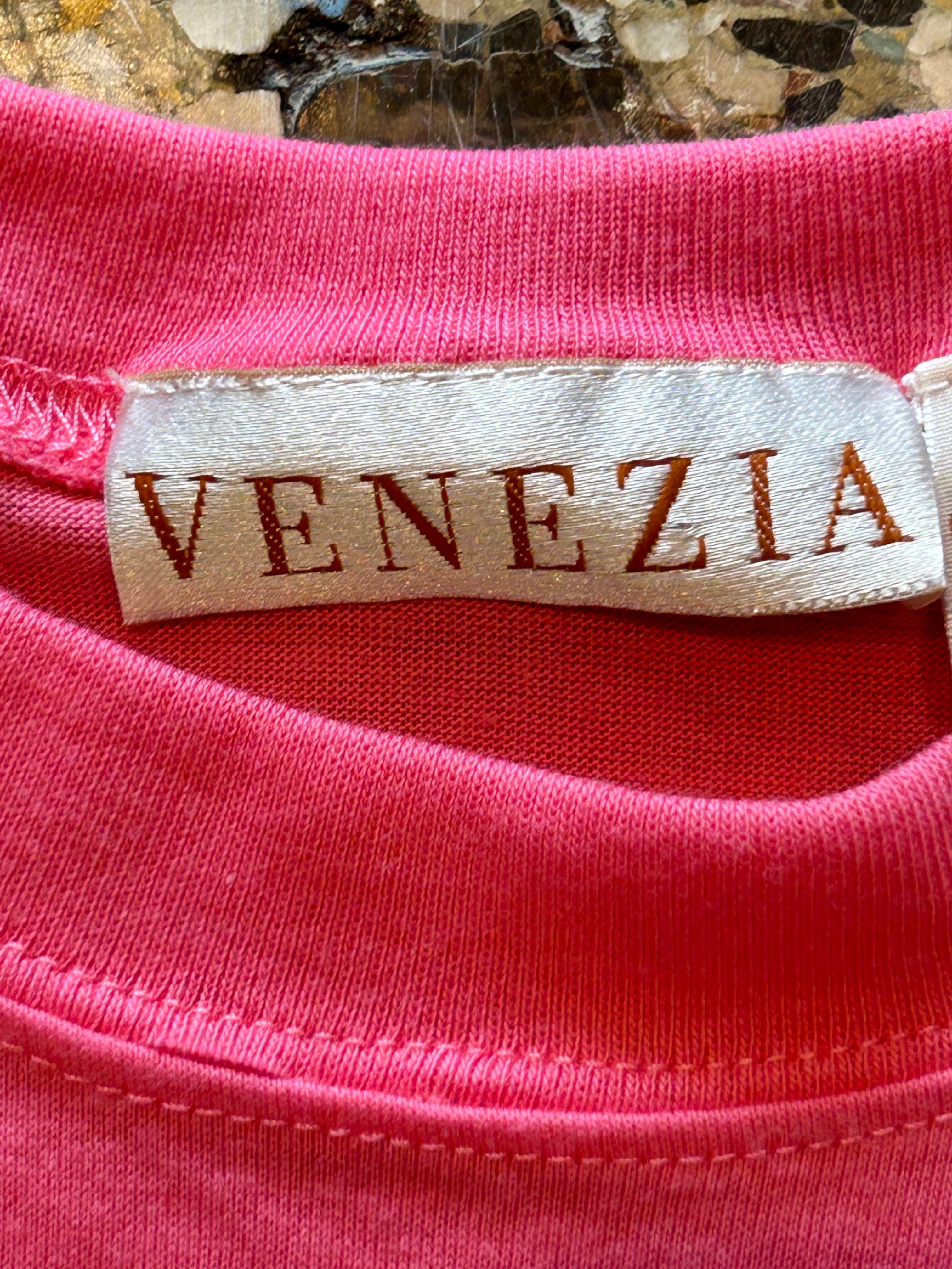 Venezia Pink Pocket Tee