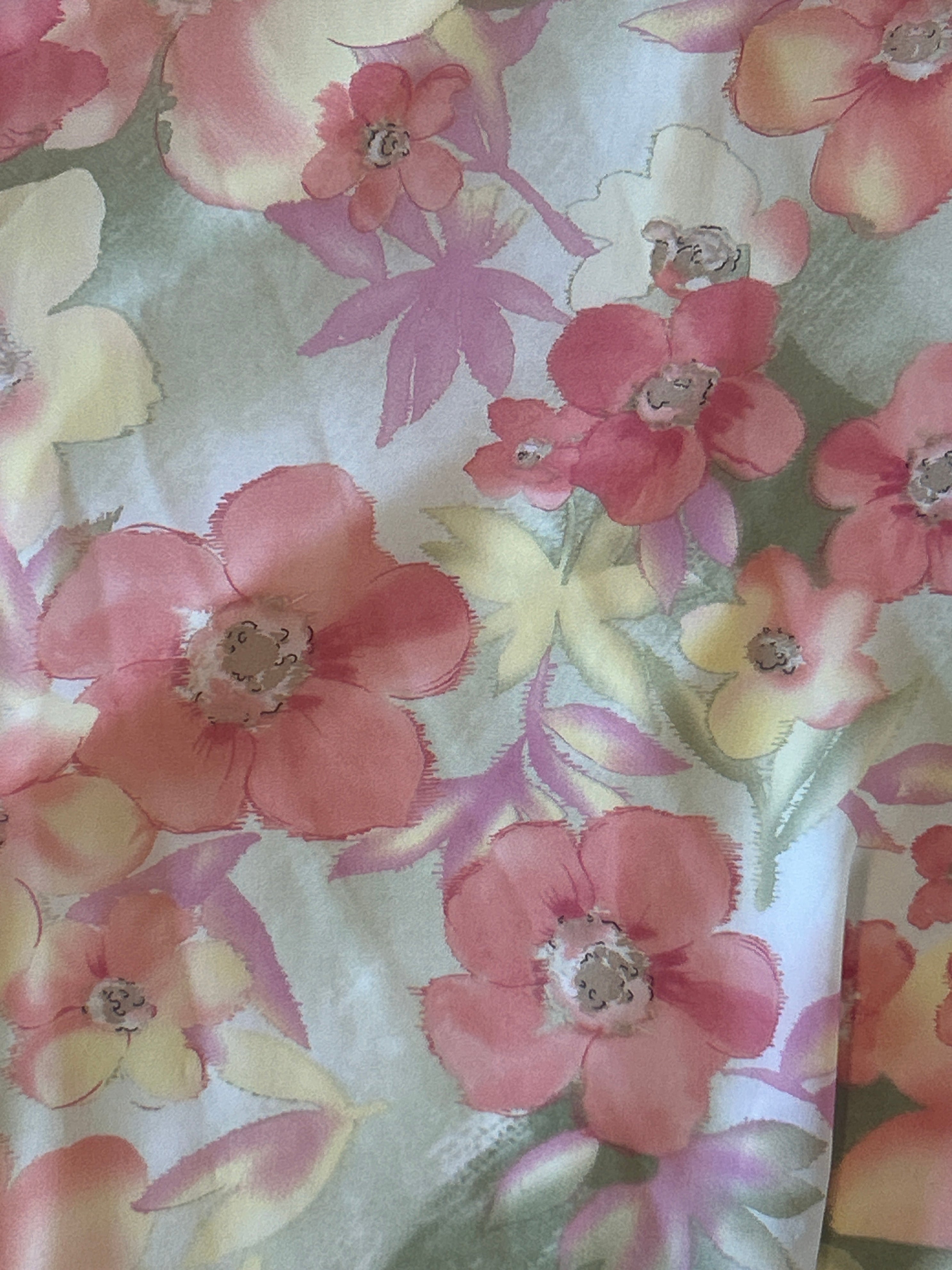 2X Floral Midi Skirt