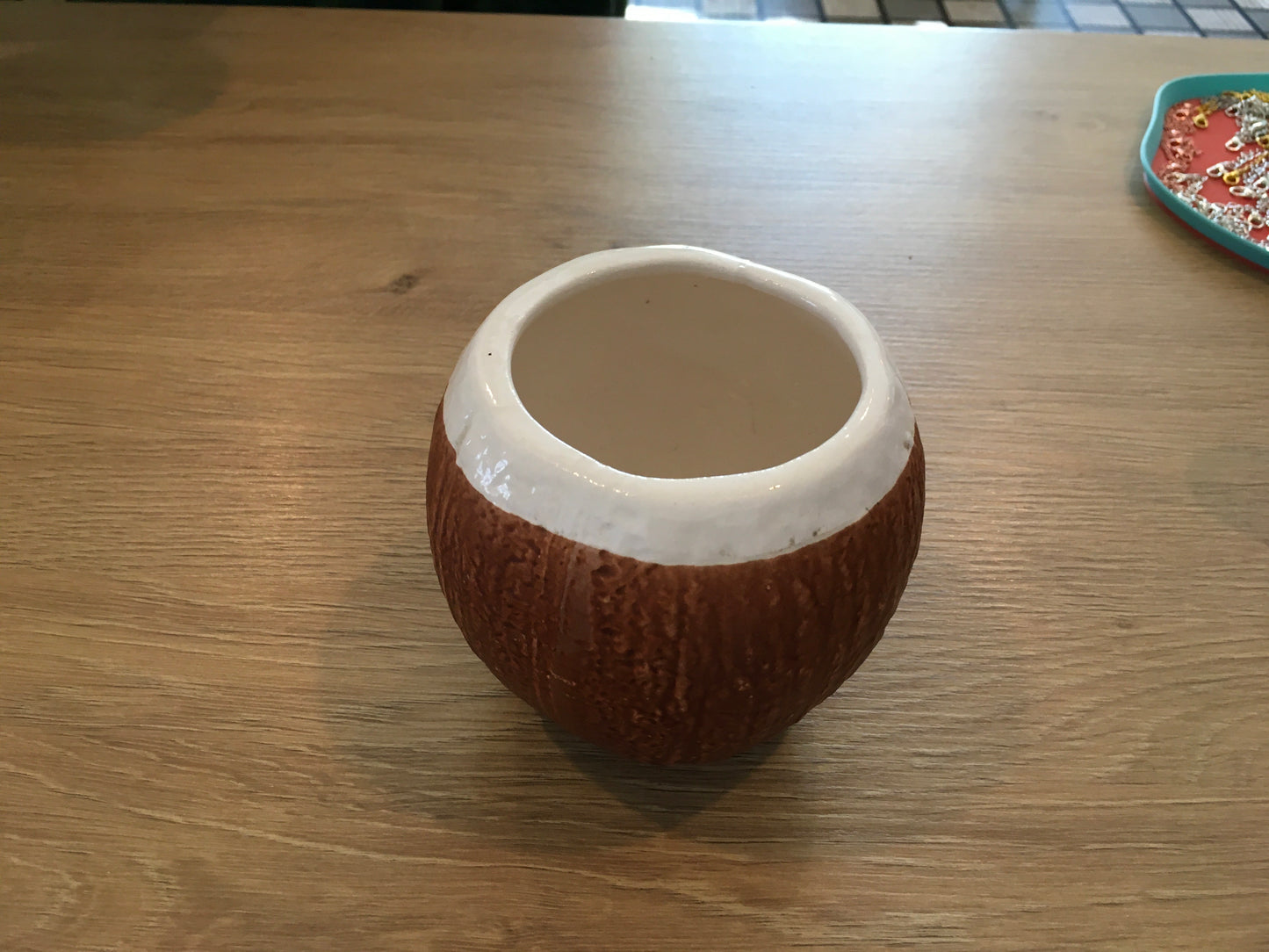 Vintage Ceramic Coconut Mug