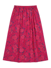 Pink Floral Skirt