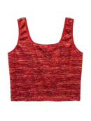 Woven Red Abstract Tank