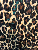 Perceptions Animal Print Button Up