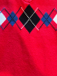 Red Kids Sweater Vest