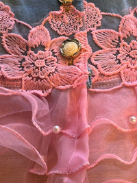 Denim Lace Baby Dress