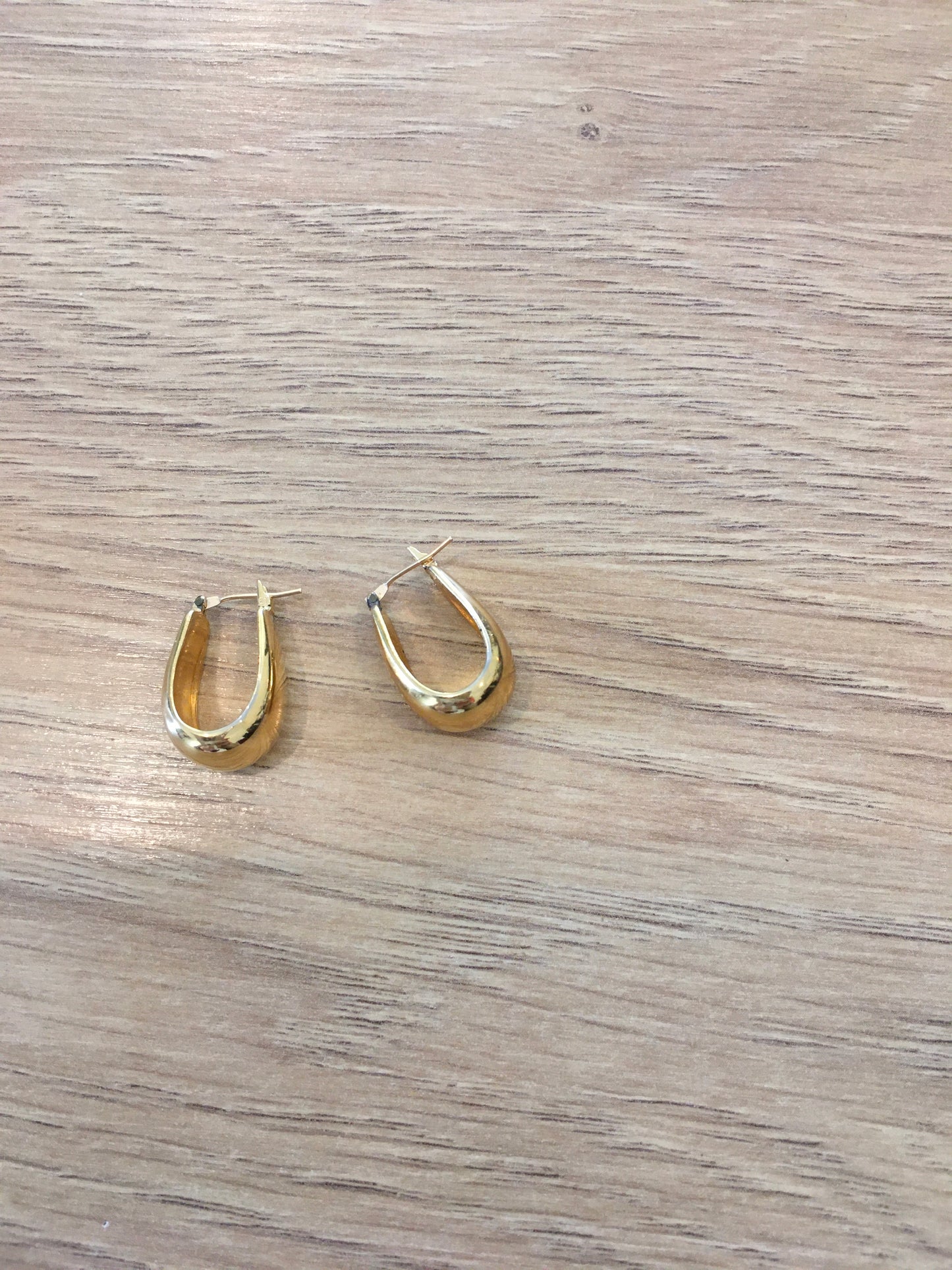 Gold U Hoop Earring