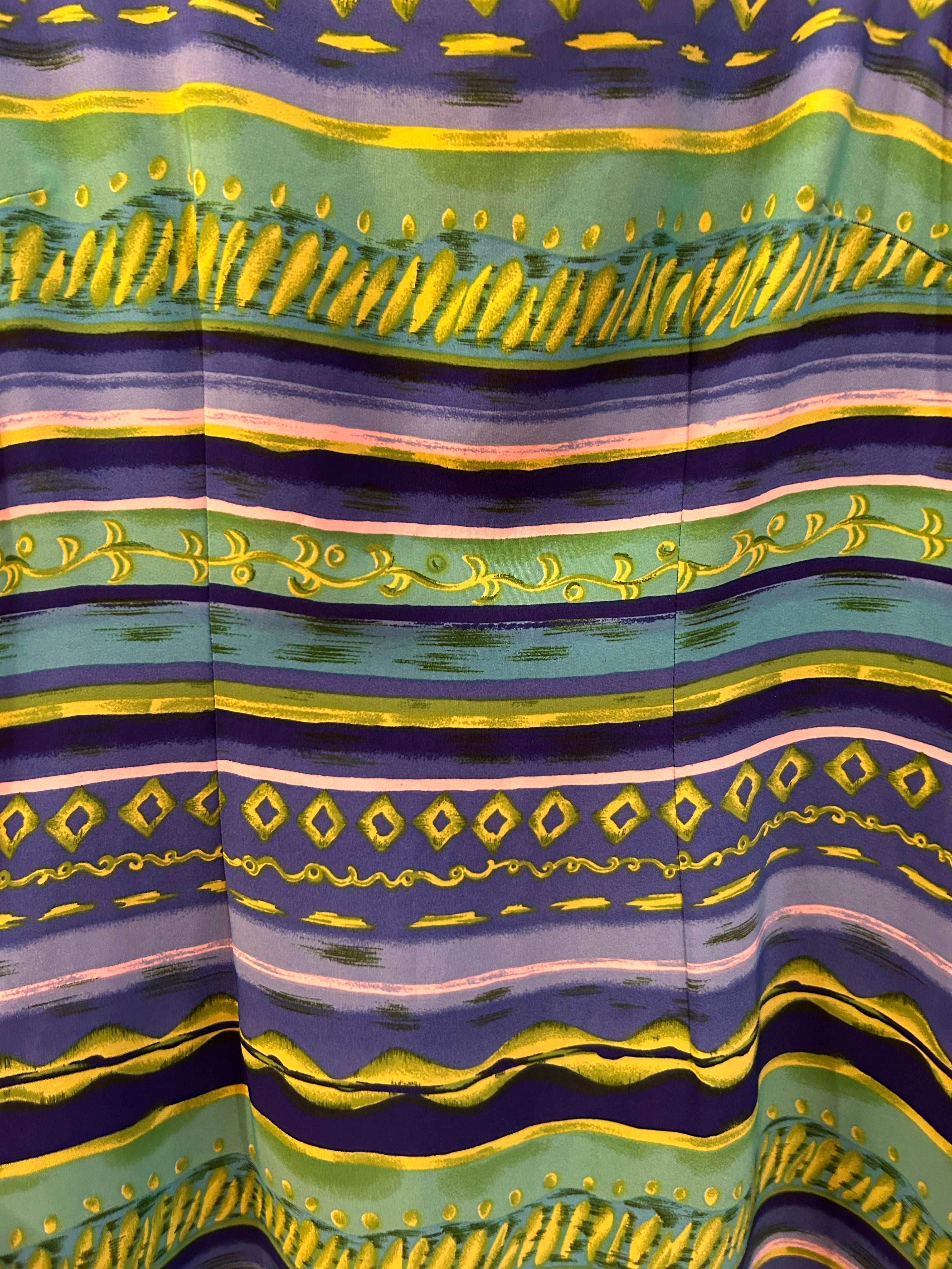 Kathie Lee Collection Abstract Dress