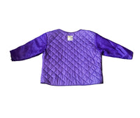 Purple Crop Liner Jacket