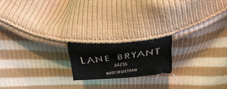 Lane Bryant Striped Tank