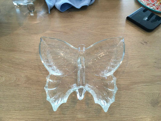 Butterfly Glass Tray