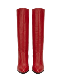Red Tall Boots