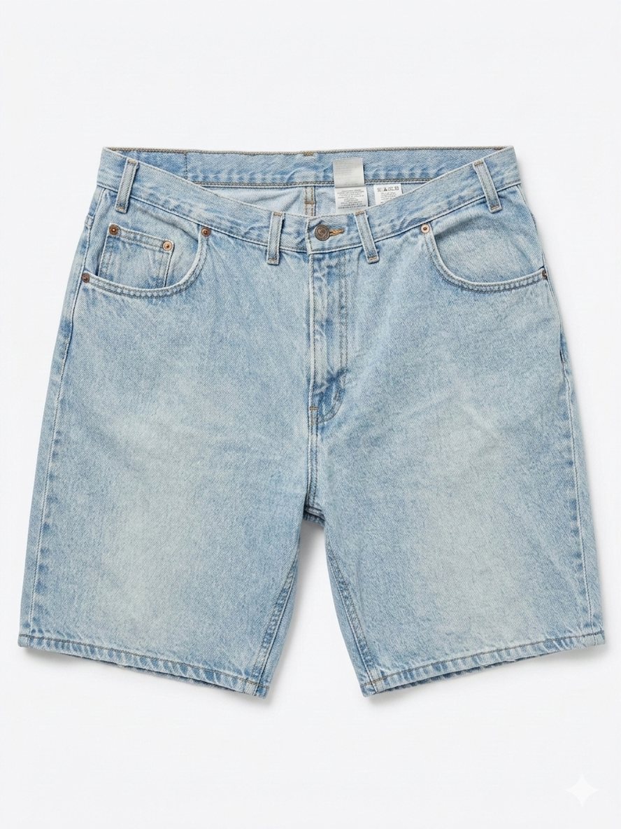 Light Wash Jorts
