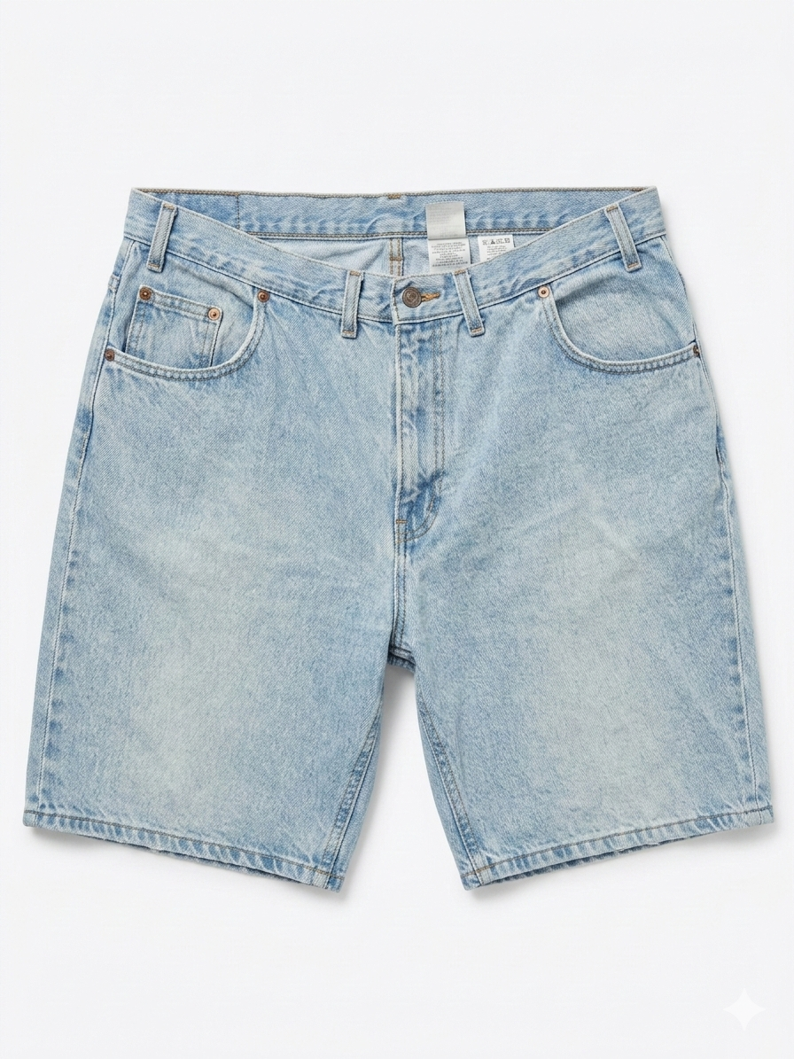 Light Wash Jorts