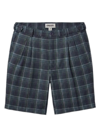 King Size Plaid Pleated Short