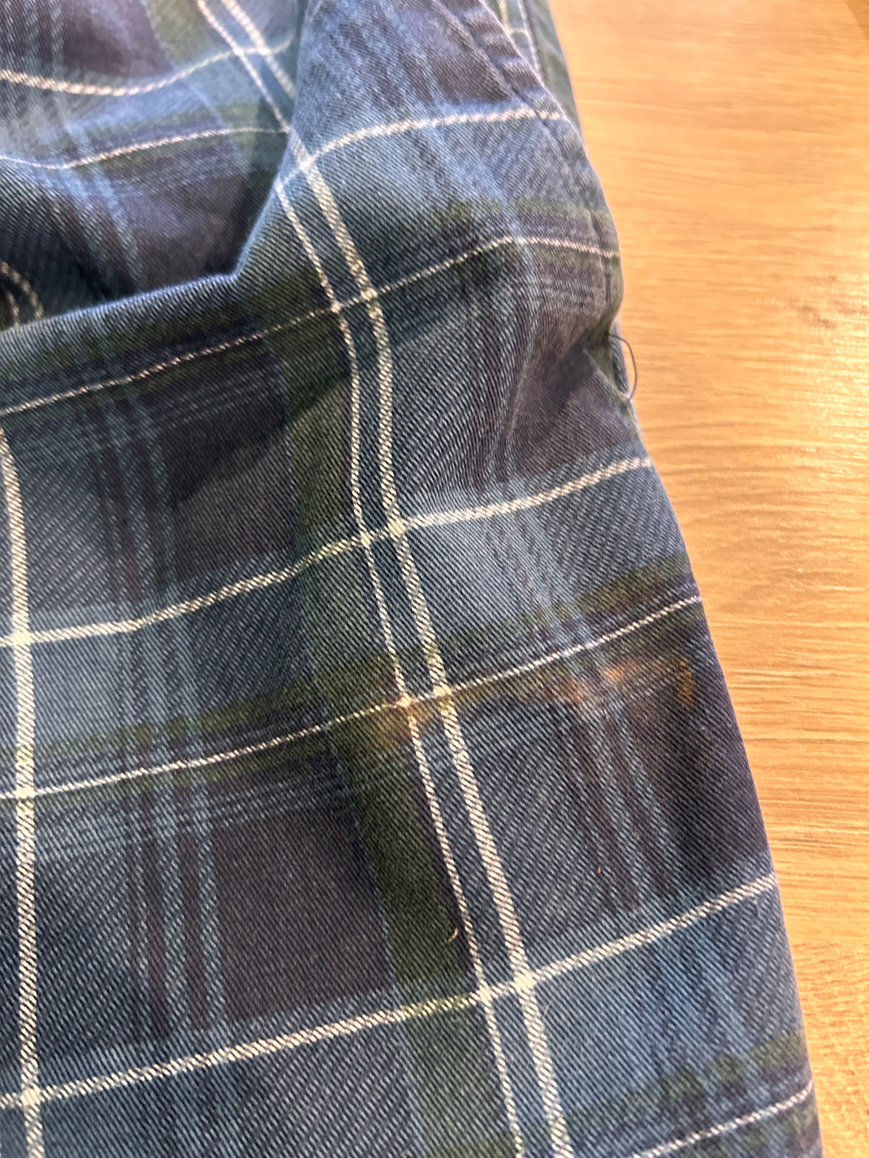King Size Plaid Pleated Short