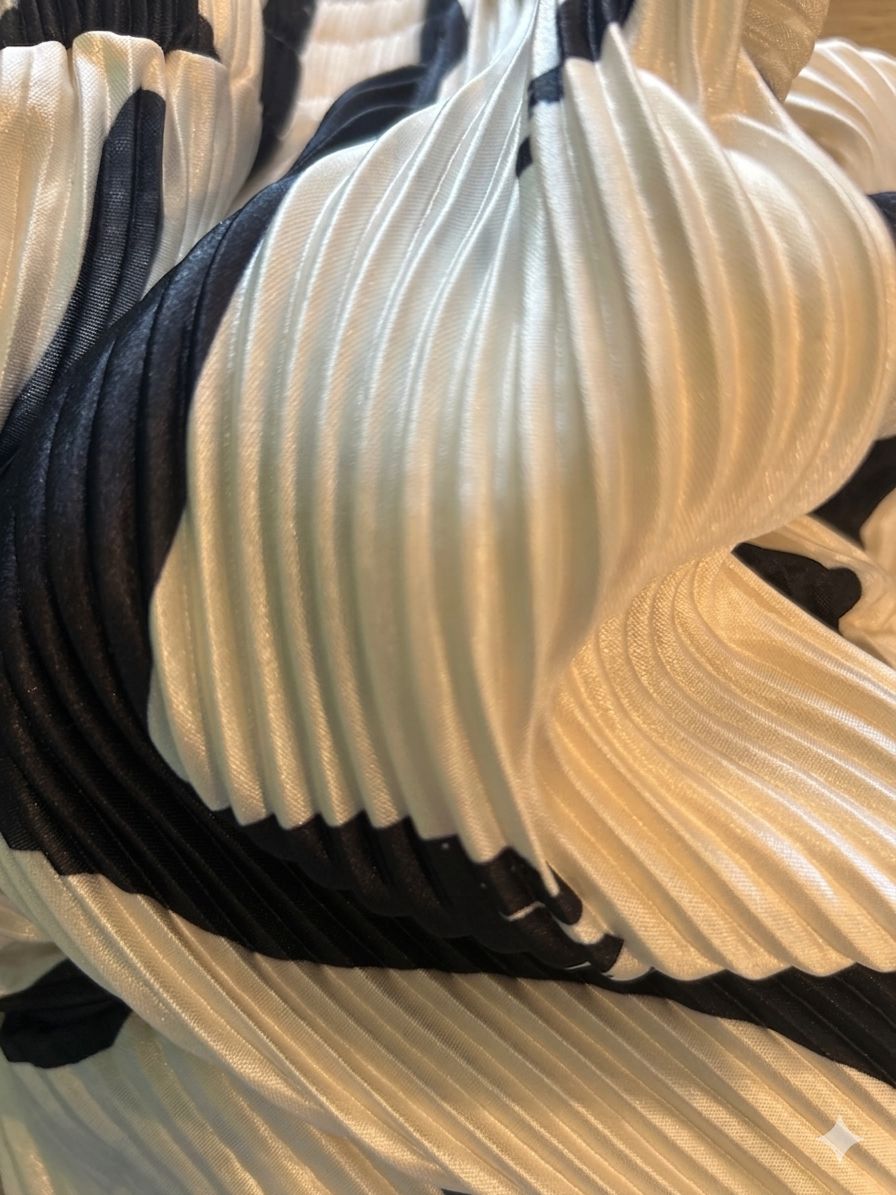 Black and White Abstract Shorts