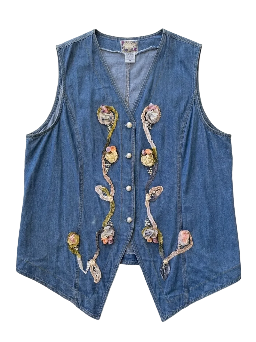 Monique Fashions Floral Vest