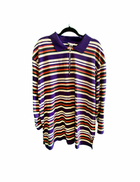 4X Avenue Mutli Stripe Zip-Up