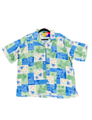 2X Bon Worth Green & Blue Button Up
