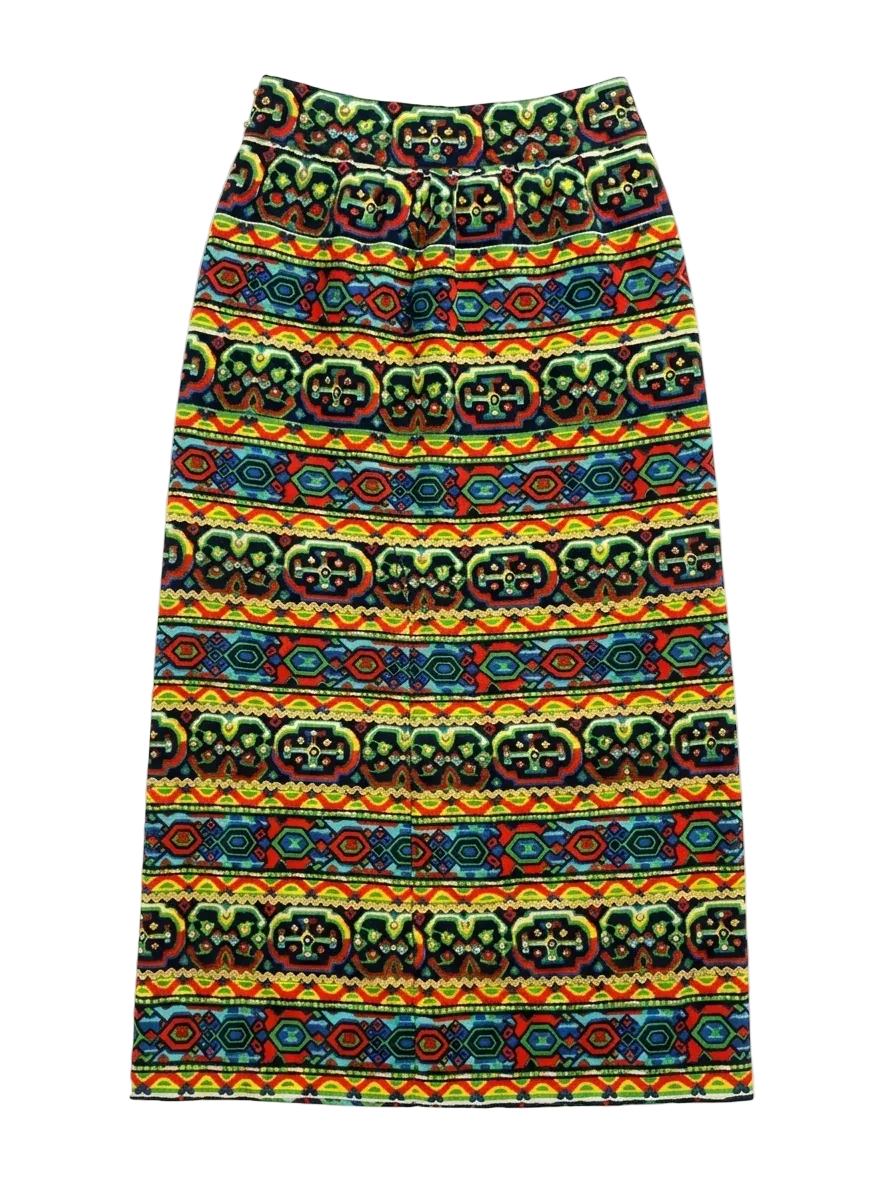 60s Print Skirt