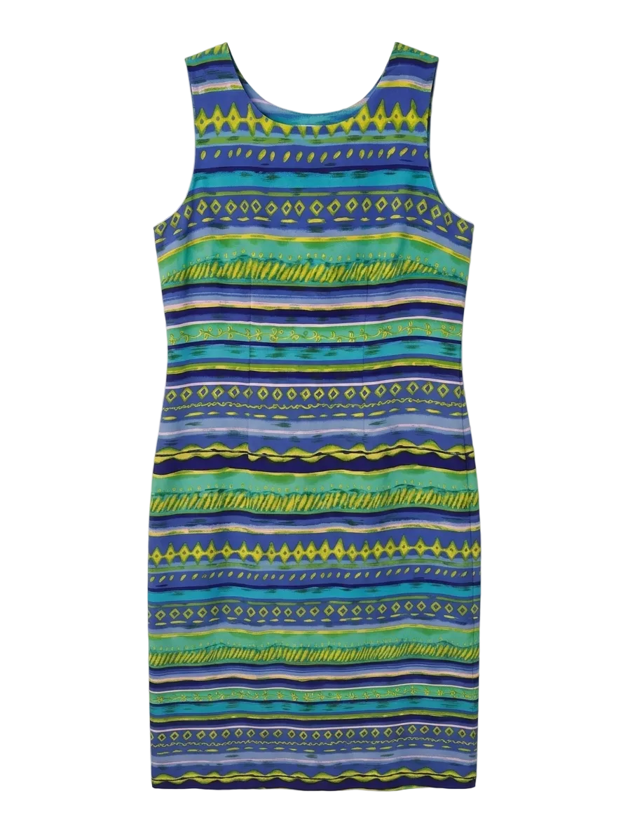 Kathie Lee Collection Abstract Dress