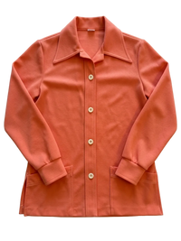 Coral Chore Button Up