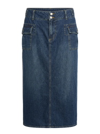 Cargo Denim Skirt