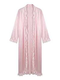 Pink Lace Robe