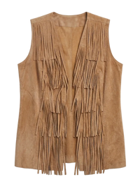 Chico’s Fringe Vest