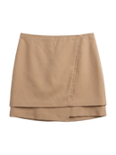 Tan Layered Skirt