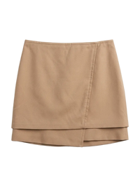Tan Layered Skirt