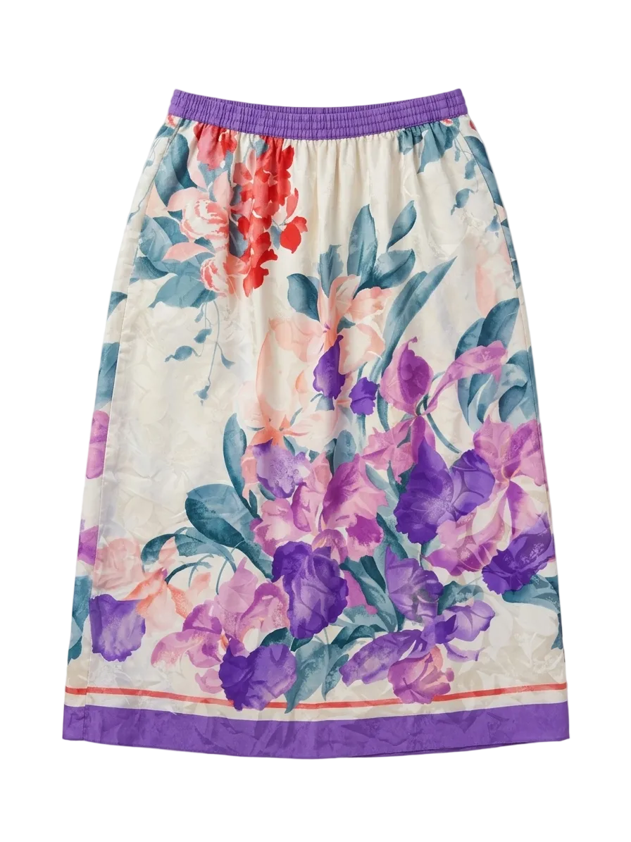 Anne Crimmins Silk Skirt