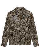 Perceptions Animal Print Button Up