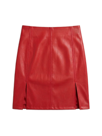 Fashion Brand Company Leather Skirt