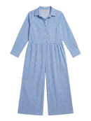 Blue Gingham Jumpsuit
