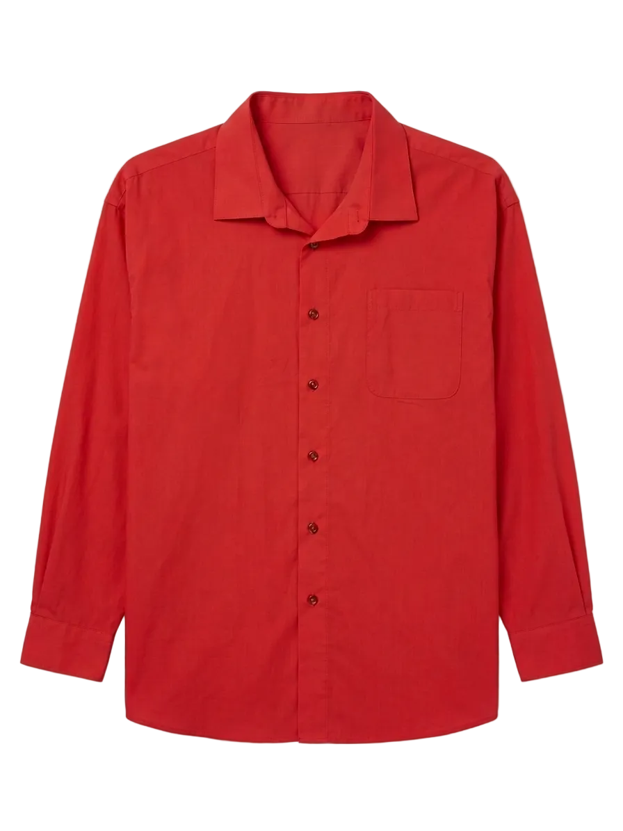 Porta Rosa Red Button Up