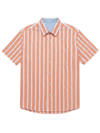 Psyche Orange Button Up