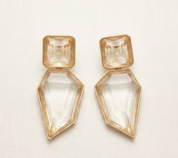 Faux Crystal Earrings